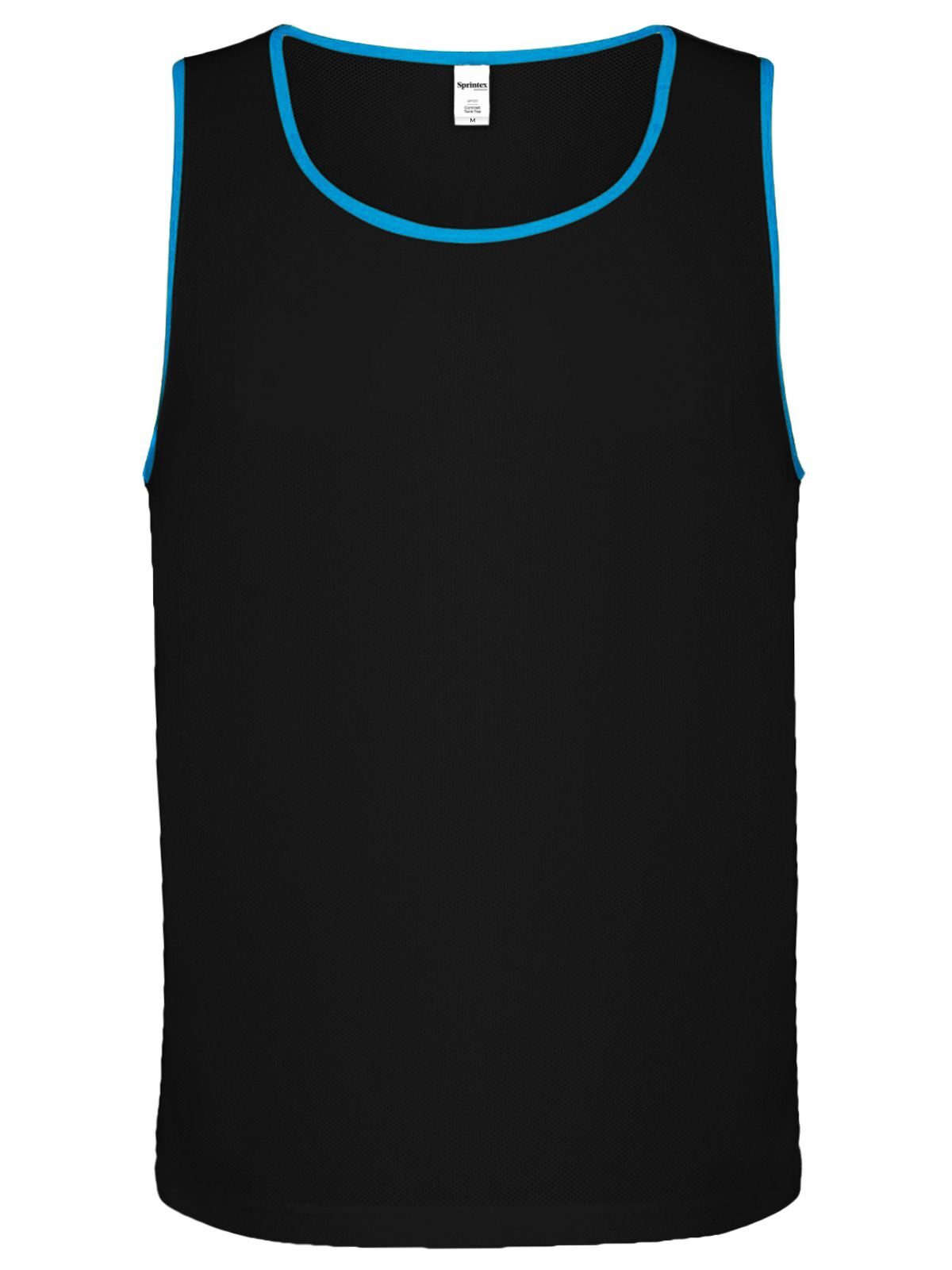black/turquoise blue